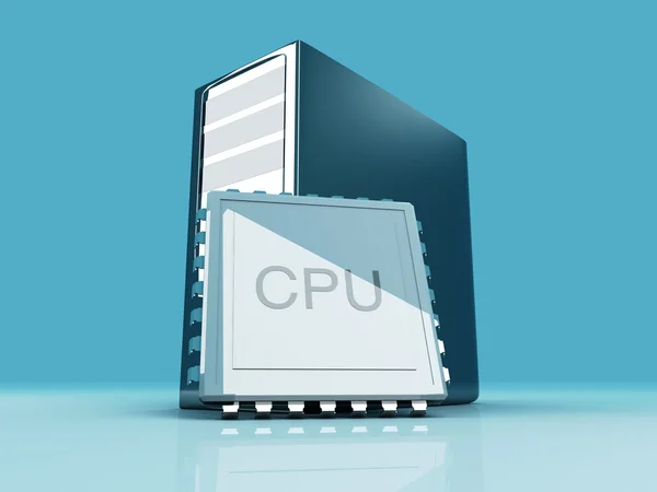Desktop CPU — Stock Photo, Image
