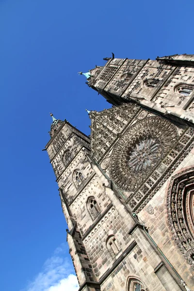 Cathedral st. lorenz nuremberg of — Stok fotoğraf
