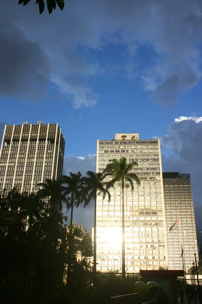 Edifícios no centro de São Paulo — Fotografia de Stock