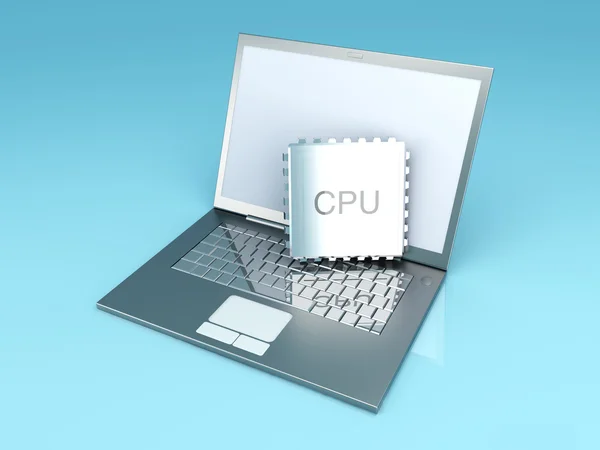CPU móvel — Fotografia de Stock