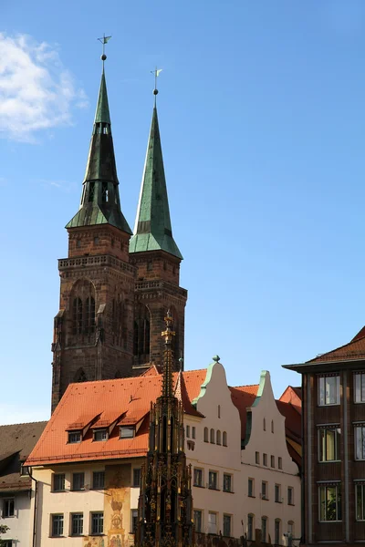 Historic Buildings in Nuremberg — Stock Photo, Image