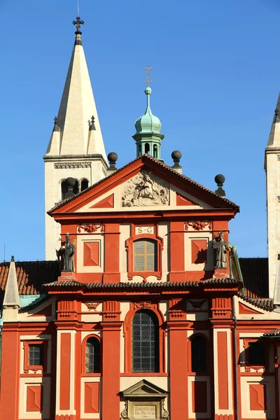 Историческая архитектура Праги — стоковое фото