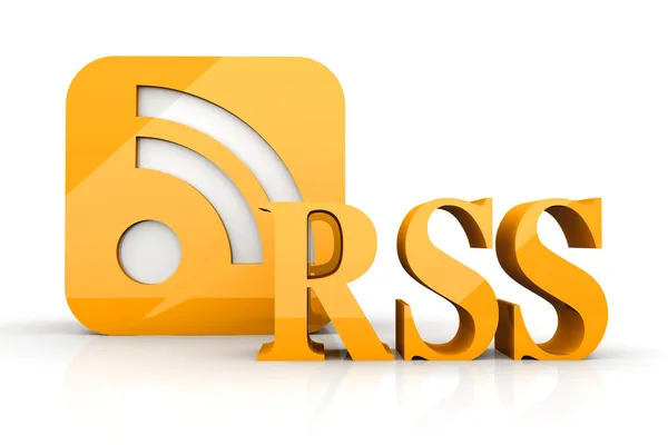 Símbolo RSS —  Fotos de Stock