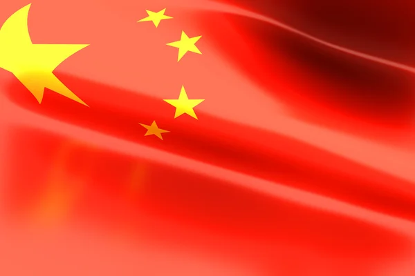 Chinesische Flagge — Stockfoto