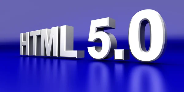HTML 5.0 — Zdjęcie stockowe