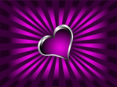 A purple hearts Valentines Day Background clipart