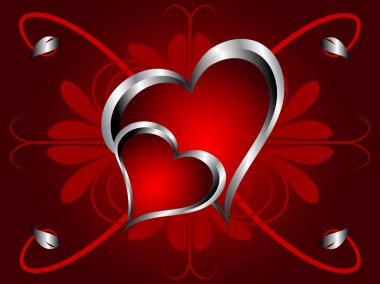 A vector valentines background clipart