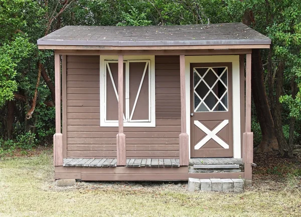 stock image Wooden shed