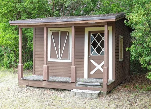 stock image Wooden shed