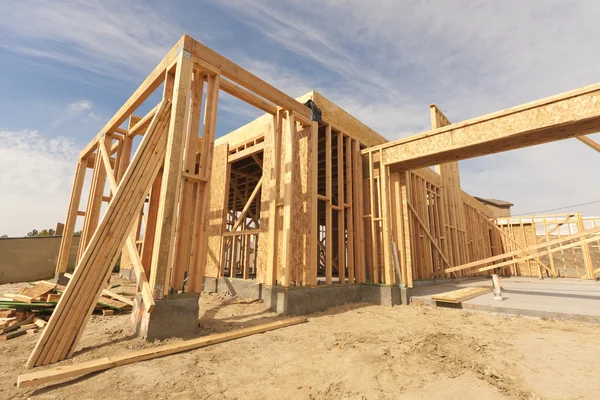 Nueva construcción Home Framing Resumen — Foto de Stock