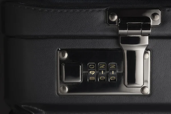Briefcase Abstract com 911 em bloqueio — Fotografia de Stock