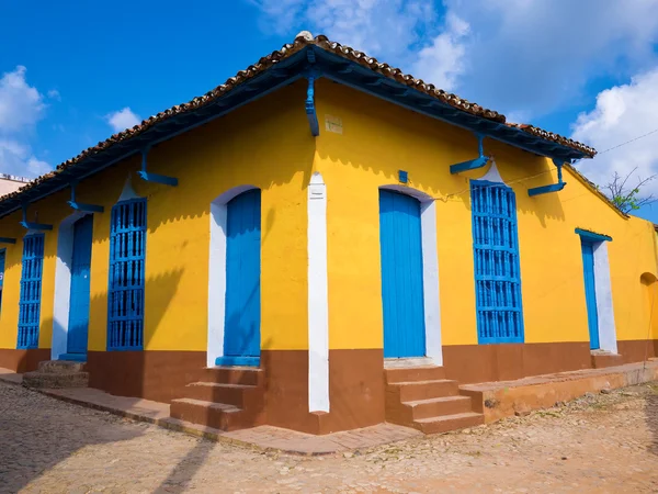 Σπίτι στο αποικιακή πόλη της Τρινιντάντ στην Κούβα — Φωτογραφία Αρχείου