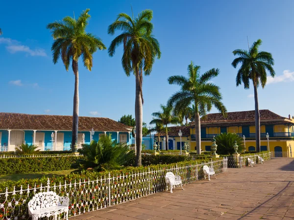 Central square in Trinidad, Cuba — Stock Photo, Image