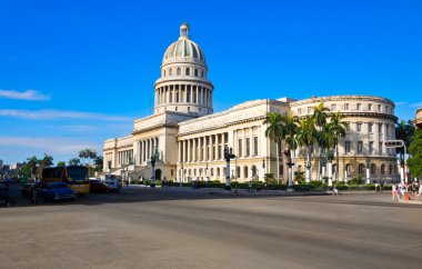 The Capitol building in Havana clipart
