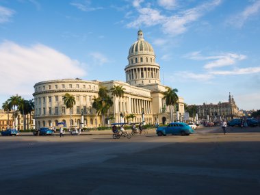 The Capitol building in Havana clipart