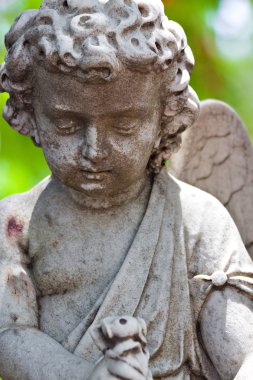 Vintage melek heykeli