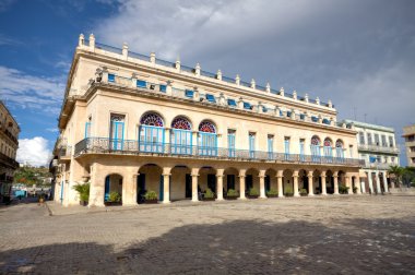 Spanish palace in Old Havana clipart