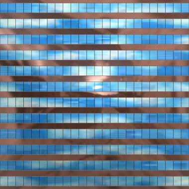 modern bir bina olarak cam pencereler andıran seamless modeli
