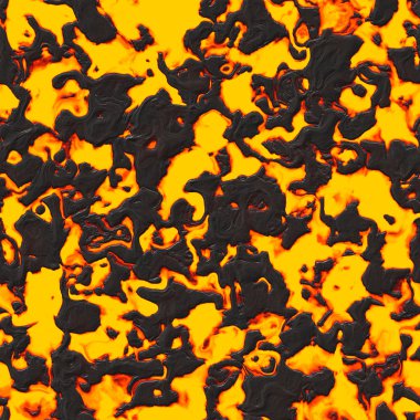 Seamless lava or fire texture clipart