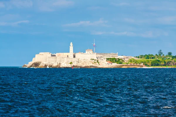 El castillo de El Morro, símbolo de La Habana — Foto de Stock