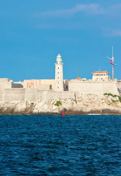 O castelo de El Morro, símbolo de Havana — Fotografia de Stock