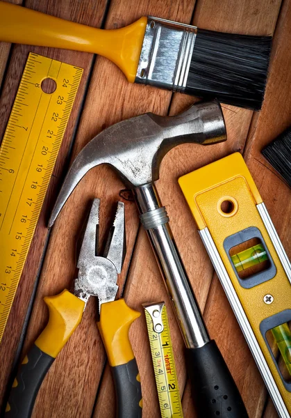 Set voor handmatige tools — Stockfoto