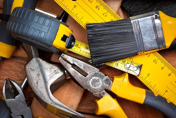 Set voor handmatige tools — Stockfoto