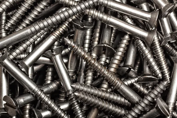 Metallic screws — Stock Photo, Image