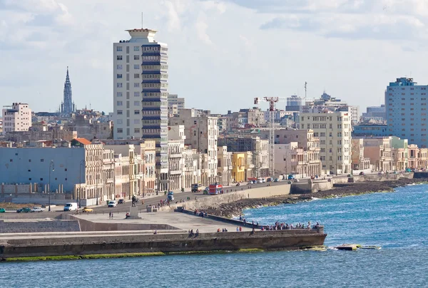 A városkép, látható az óceán Havanna — Stock Fotó