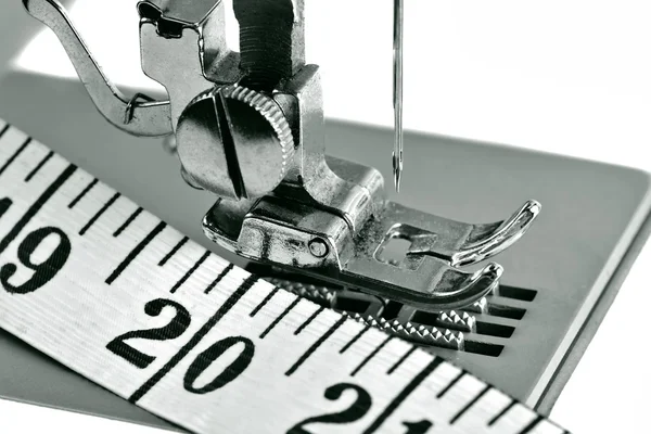 Detalhe de uma máquina de costura — Fotografia de Stock