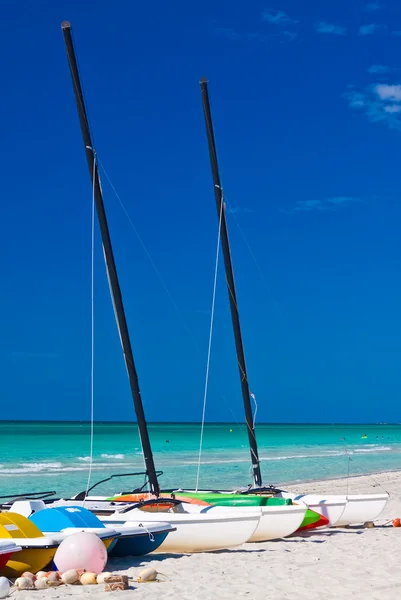 Krásná pláž varadero na Kubě — Stock fotografie