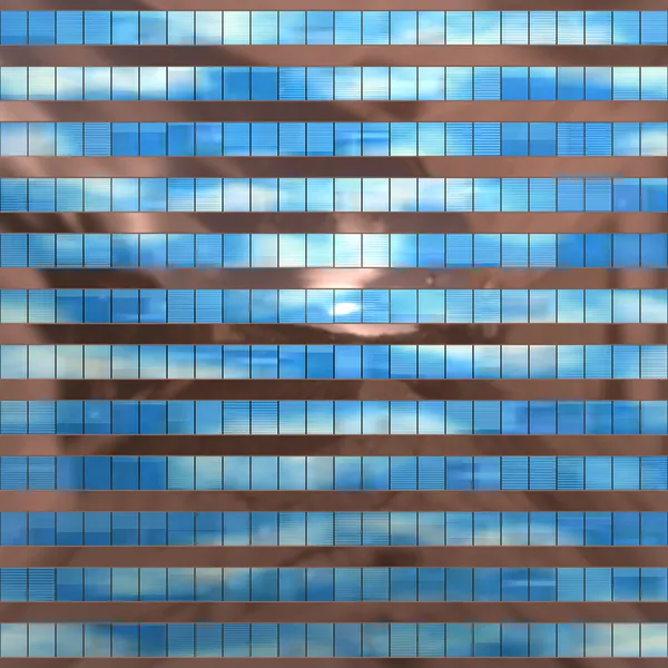 Bezešvé vzor připomínající skla na moderní budova — Stock fotografie