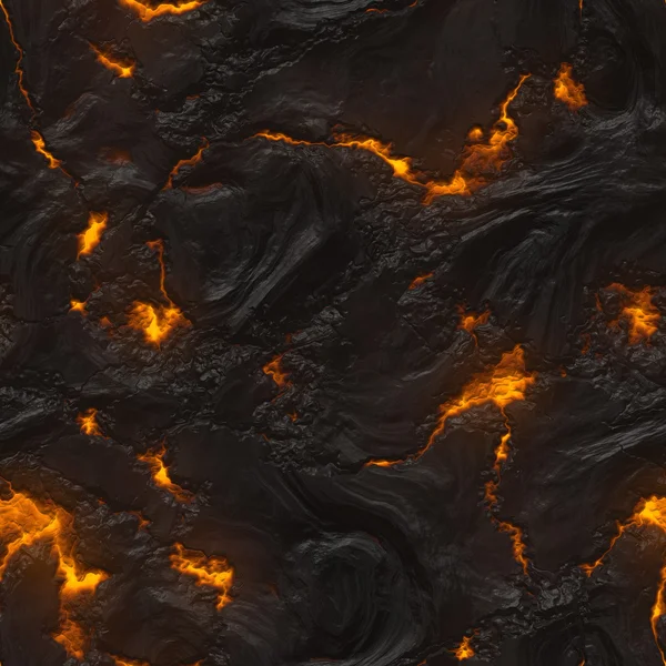 Lava inconsútil o textura de fuego — Foto de Stock
