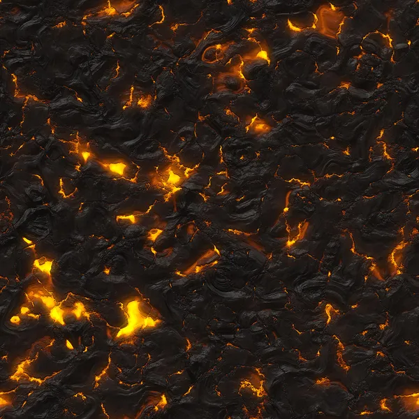 Seamless lava or molten rocks texture — Stock Photo, Image