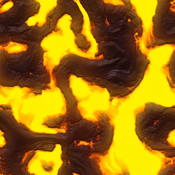 Lava inconsútil o textura de fuego —  Fotos de Stock