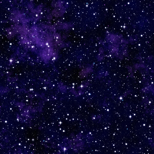 Seamless pattern resembling the night sky with stars