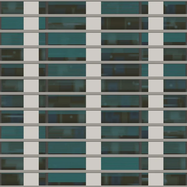 Patrón inconsútil similar a las ventanas de edificios de gran altura —  Fotos de Stock