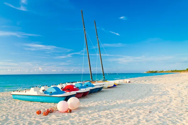 Прекрасный пляж Варадеро на Кубе Лицензионные Стоковые Изображения