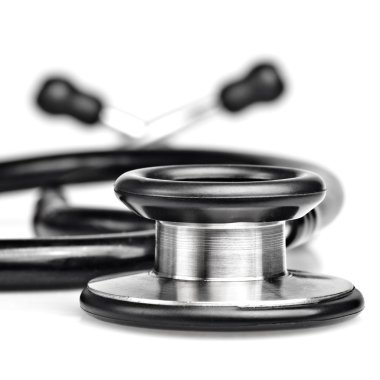 Stethoscope isolated on white clipart