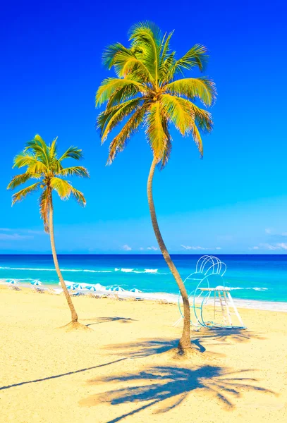 著名的古巴的巴拉德罗海滩 — 图库照片