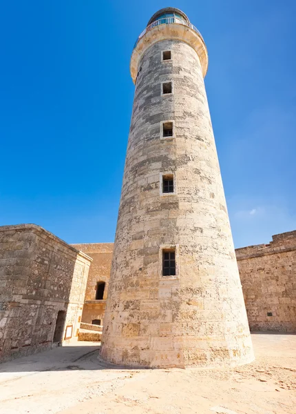 Tower of the lighthouse of El Morro in Havana — Stock Photo, Image