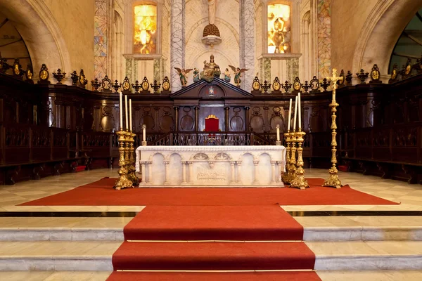 Altar da Catedral de Havana — Fotografia de Stock