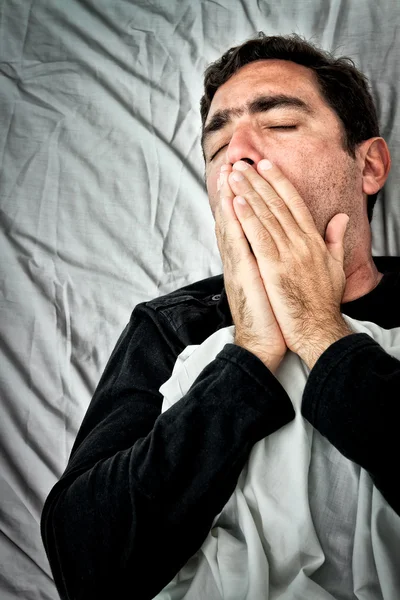 Grunge nagyon beteg spanyol férfi képmása — Stock Fotó