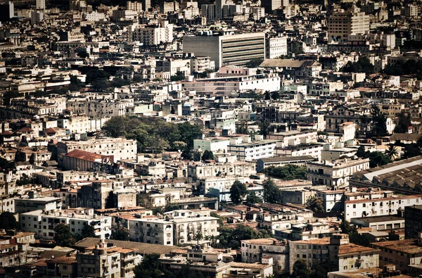 Vista aérea de La Habana y sus edificios antiguos — Foto de Stock