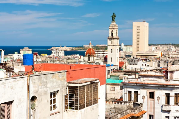 Vista de La Habana con la bahía al fondo —  Fotos de Stock