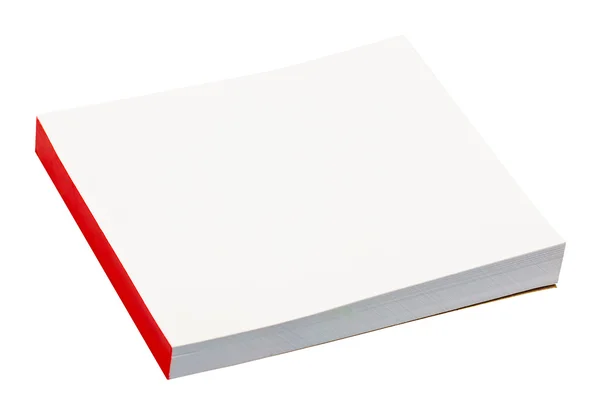 Small notepad isolated on white — Stock Photo, Image