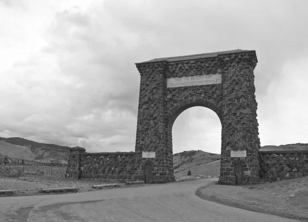 Roosevelt Arch, Parco Nazionale di Yellowstone — Foto Stock