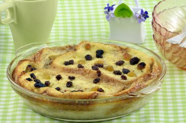 Bread and Butter pudding clipart