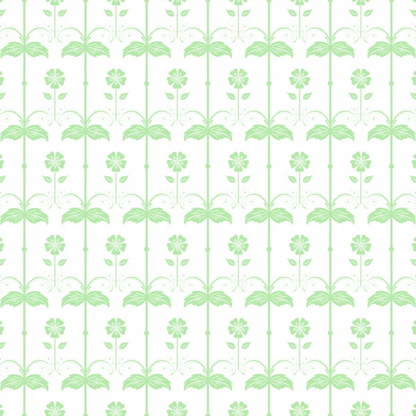 Patrón floral sin costuras — Vector de stock