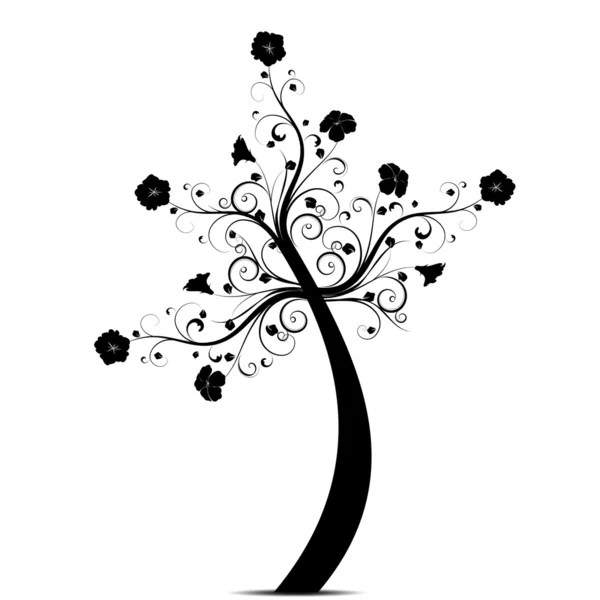 Árbol de arte — Vector de stock